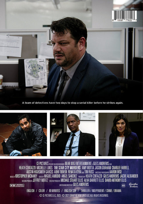 The Star City Murders (MOD) (DVD Movie) - back cover art