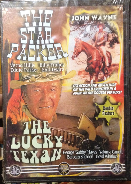 The Star Packer & The Lucky Texan (Double Feature) DVD - movie cover art