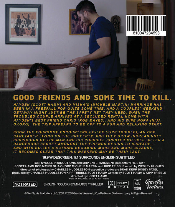 The Stay (MOD) (BluRay Movie) - back cover art