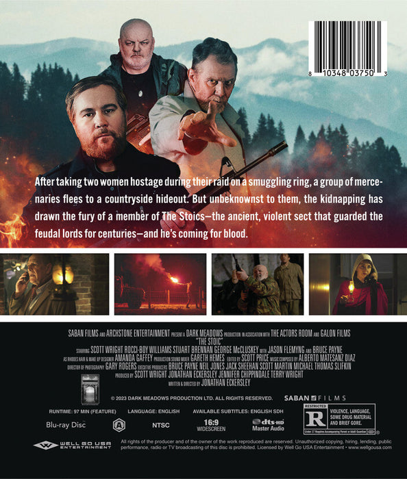 The Stoic (MOD) (BluRay Movie) - back cover art