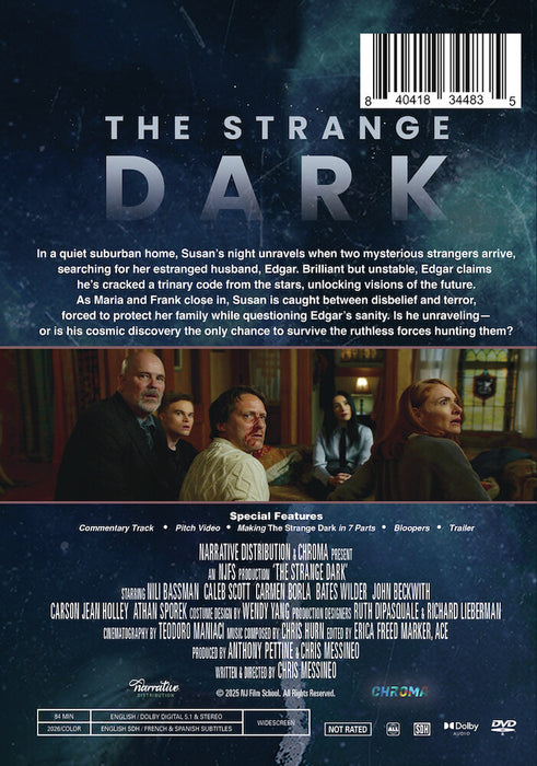 The Strange Dark (MOD) (DVD Movie) - back cover art