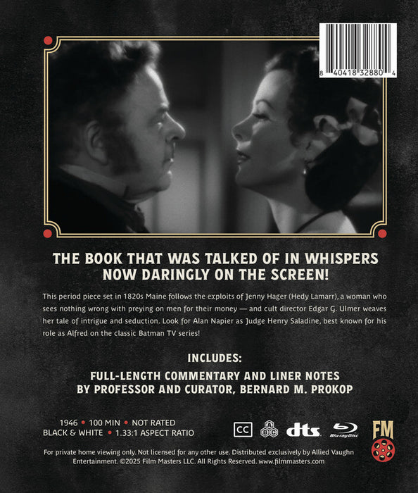 The Strange Woman (1946) (MOD) (BluRay Movie) - back cover art