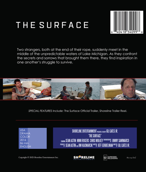 The Surface (MOD) (BluRay Movie) - back cover art