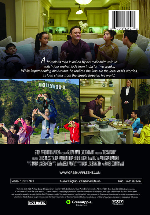 The Switch Up (MOD) (DVD Movie) - back cover art
