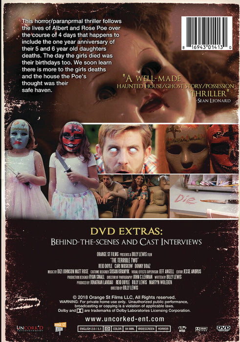 The Terrible Two (MOD) (DVD Movie) - back cover art