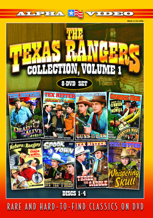 The Texas Rangers: Collection, Volume 1 (MOD) (DVD Movie) - movie cover art