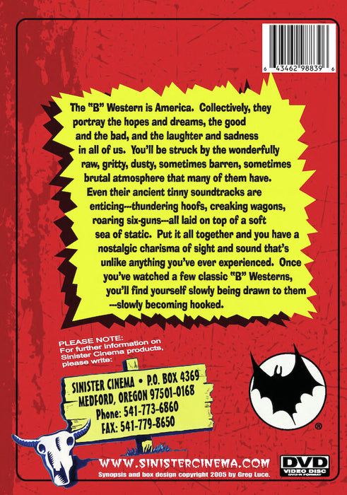 The Texas Streak (MOD) (DVD Movie) - back cover art
