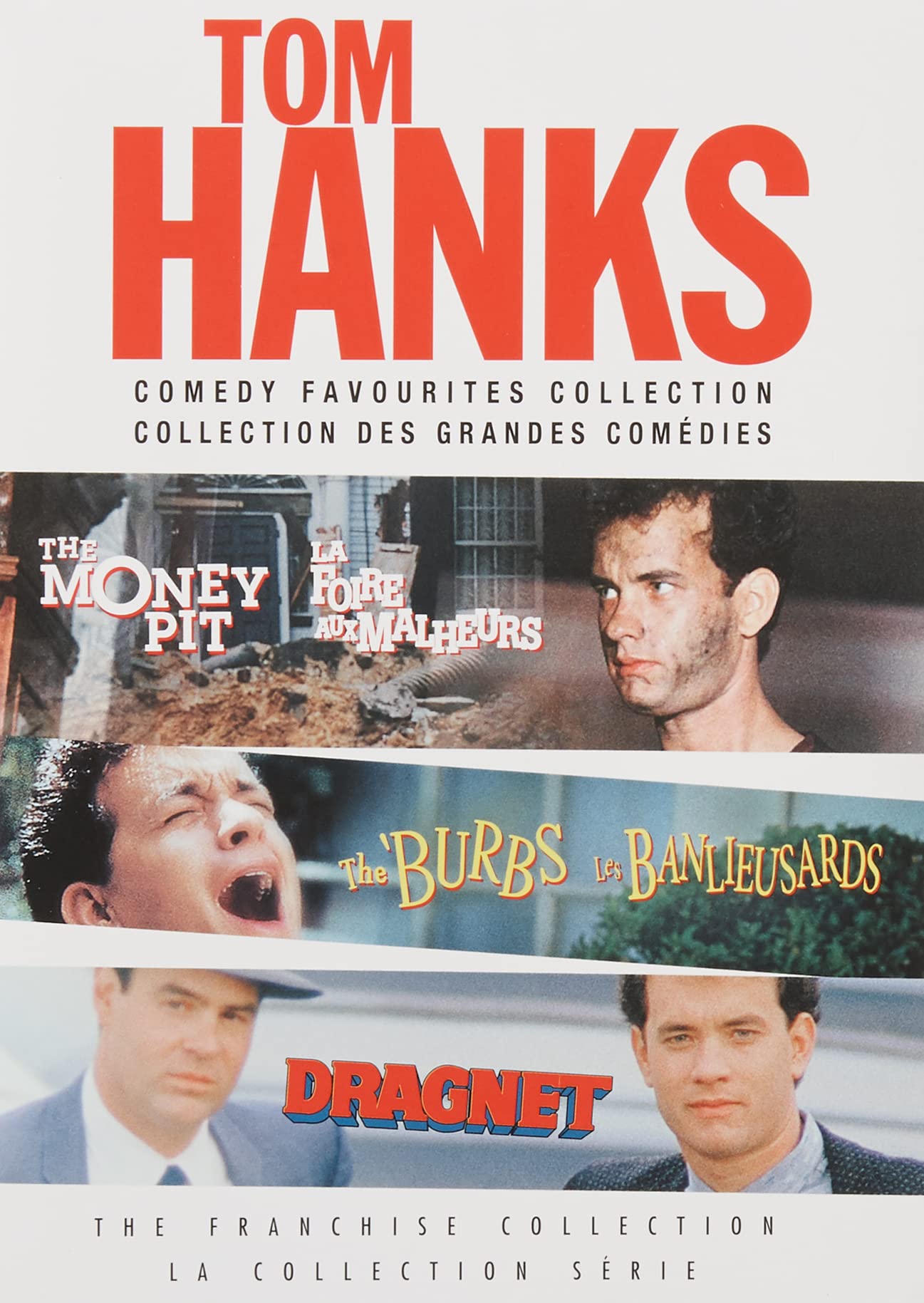 The Tom Hanks Comedy Favorites Collection (The Money Pit / The Burbs / Dragnet) DVD movie front cover