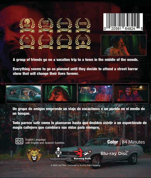 The Tourists (MOD) (BluRay Movie) - back cover art