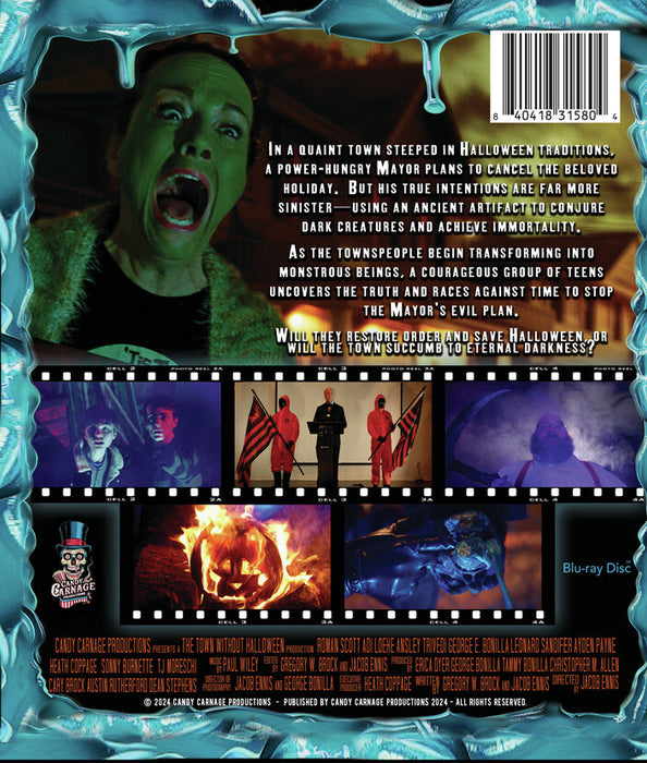 The Town Without Halloween (MOD) (BluRay Movie) - back cover art