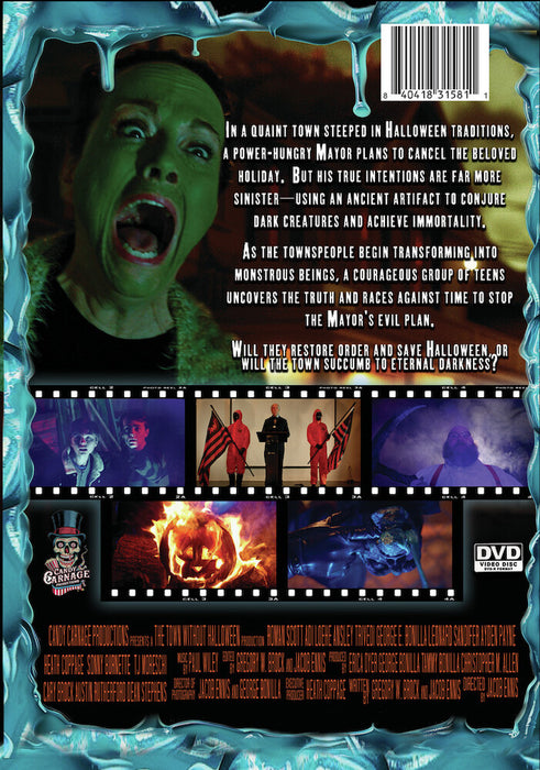 The Town Without Halloween (MOD) (DVD Movie) - back cover art