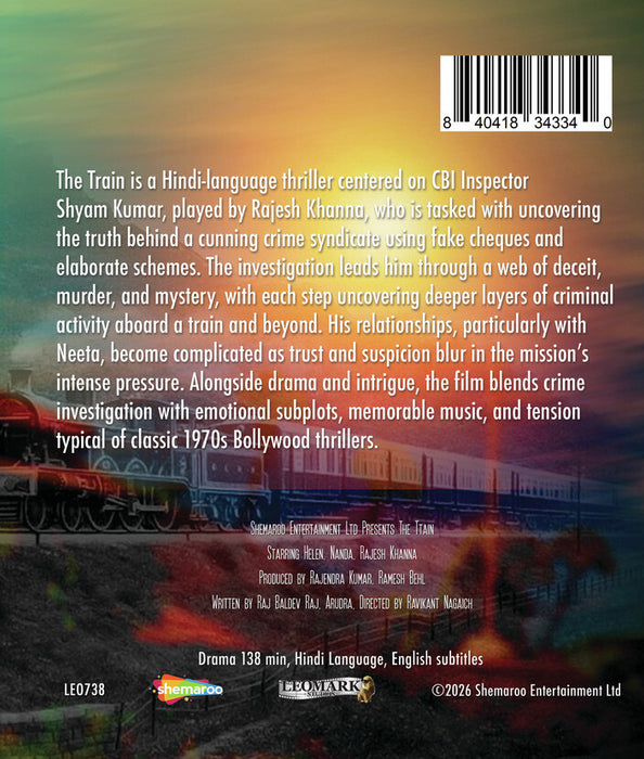 The Train (MOD) (BluRay Movie) - back cover art