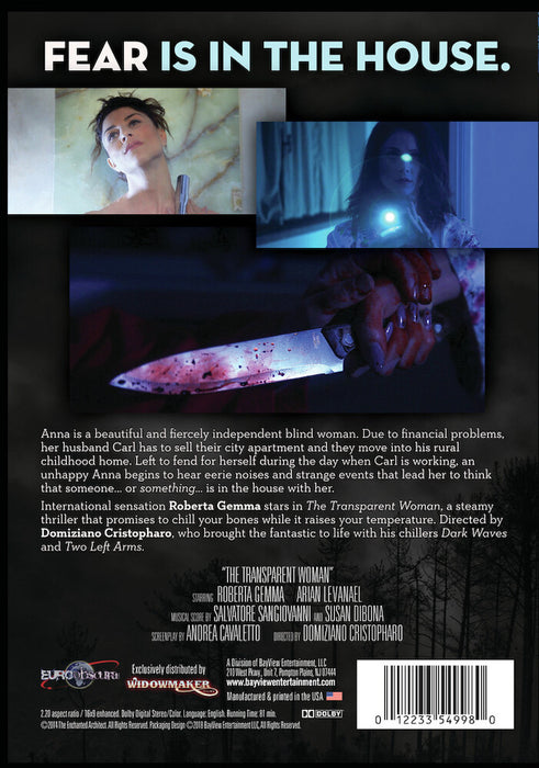 The Transparent Woman (MOD) (DVD Movie) - back cover art