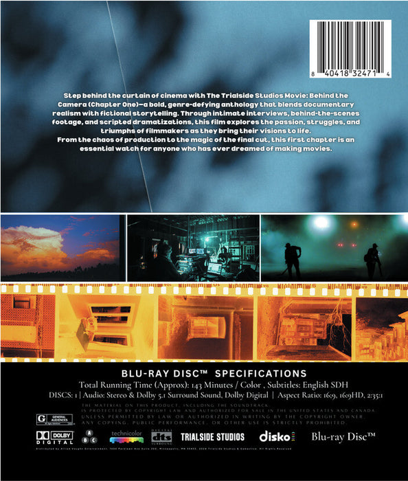The Trialside Studios Movie: Behind the Camera (Chapter One) (MOD) (BluRay Movie) - back cover art