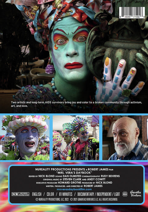 The Unabridged Mrs. Vera's Daybook (MOD) (DVD Movie) - back cover art