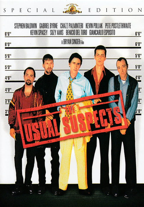 The Usual Suspects DVD - movie cover art
