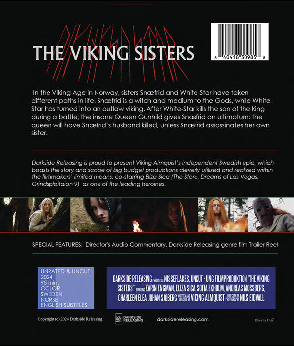 The Viking Sisters (MOD) (BluRay Movie) - back cover art