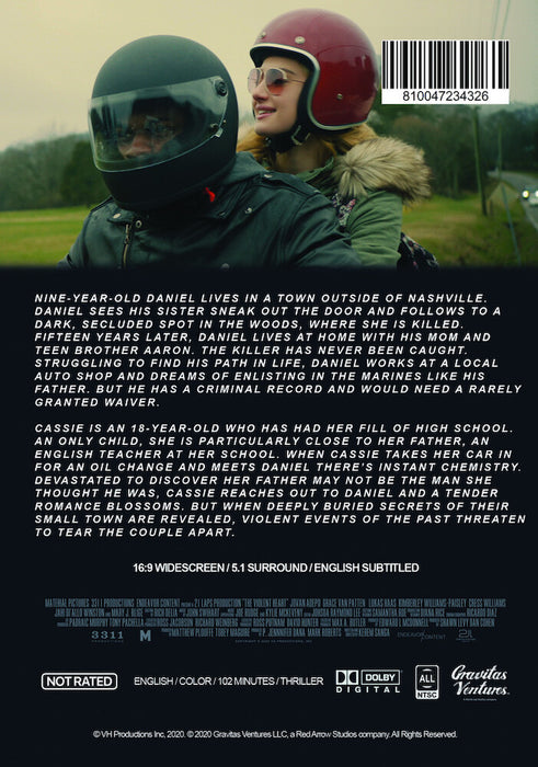 The Violent Heart (MOD) (DVD Movie) - back cover art