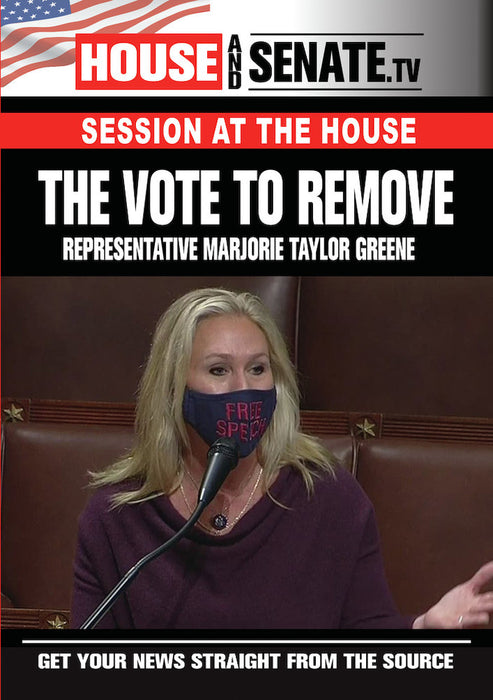 The Vote to Remove Representative Marjorie Taylor Greene (MOD) (DVD Movie) - movie cover art