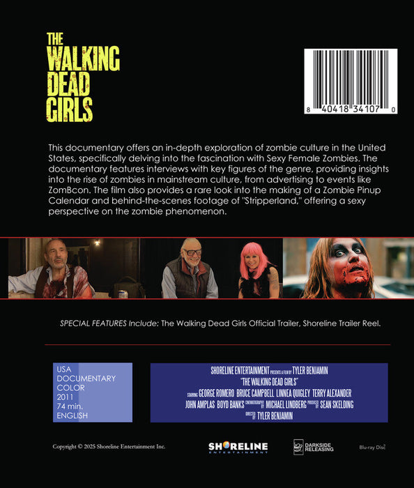 The Walking Dead GIrls (MOD) (BluRay Movie) - back cover art