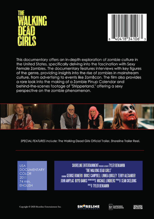 The Walking Dead GIrls (MOD) (DVD Movie) - back cover art
