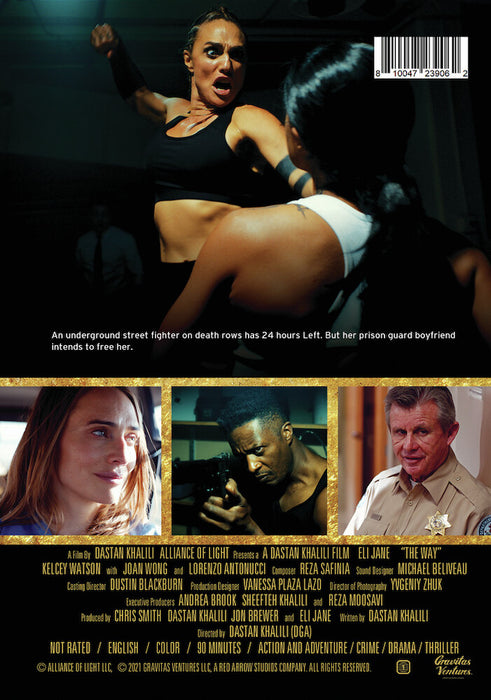 The Way (2022) (MOD) (DVD Movie) - back cover art