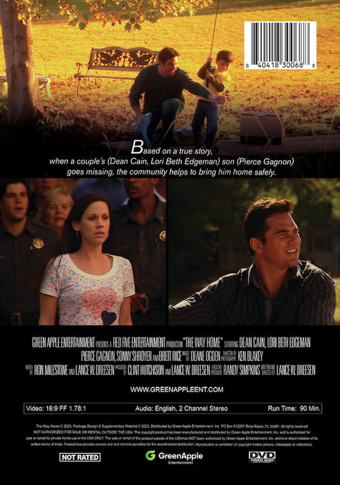 The Way Home (MOD) (DVD Movie) - back cover art