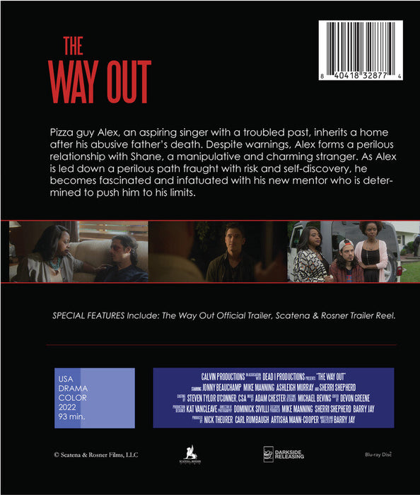 The Way Out (MOD) (BluRay Movie) - back cover art