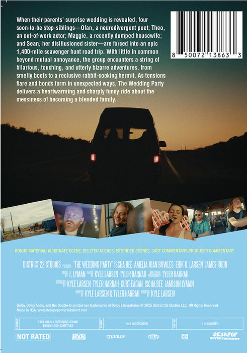 The Wedding Party (MOD) (DVD Movie) - back cover art