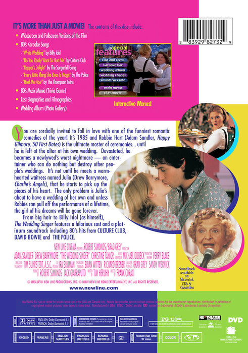 The Wedding Singer (MOD) (DVD MOVIE) image 2