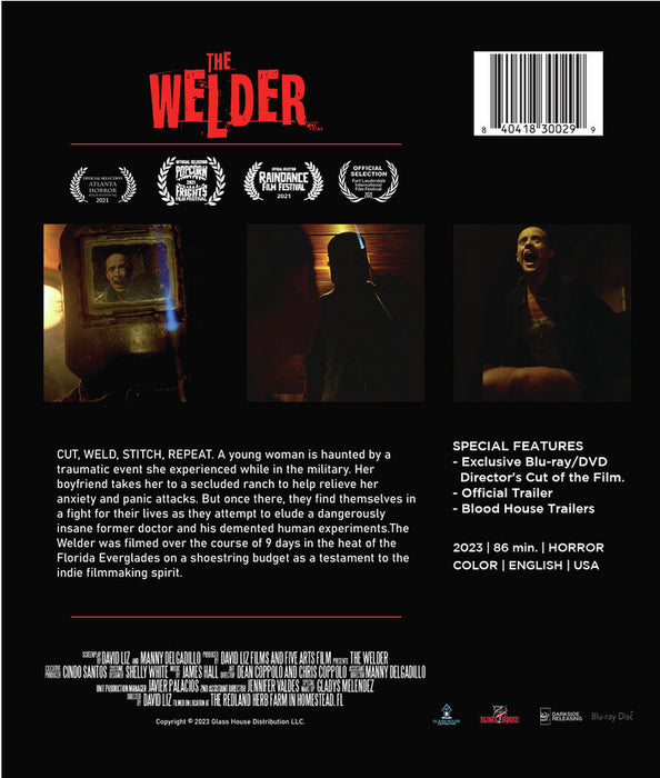 The Welder (MOD) (BluRay Movie) - back cover art