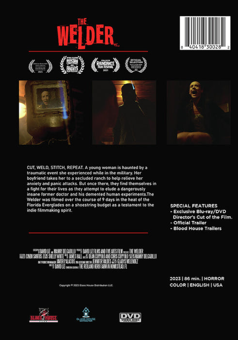 The Welder (MOD) (DVD Movie) - back cover art