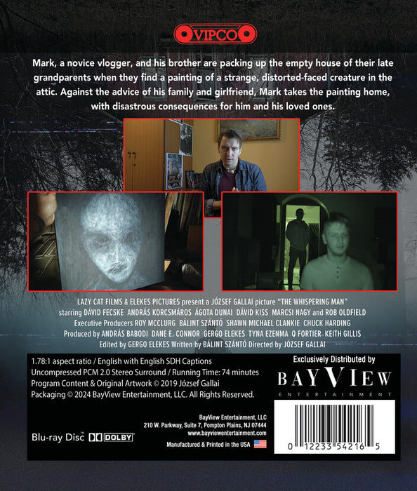 The Whispering Man (MOD) (BluRay Movie) - back cover art