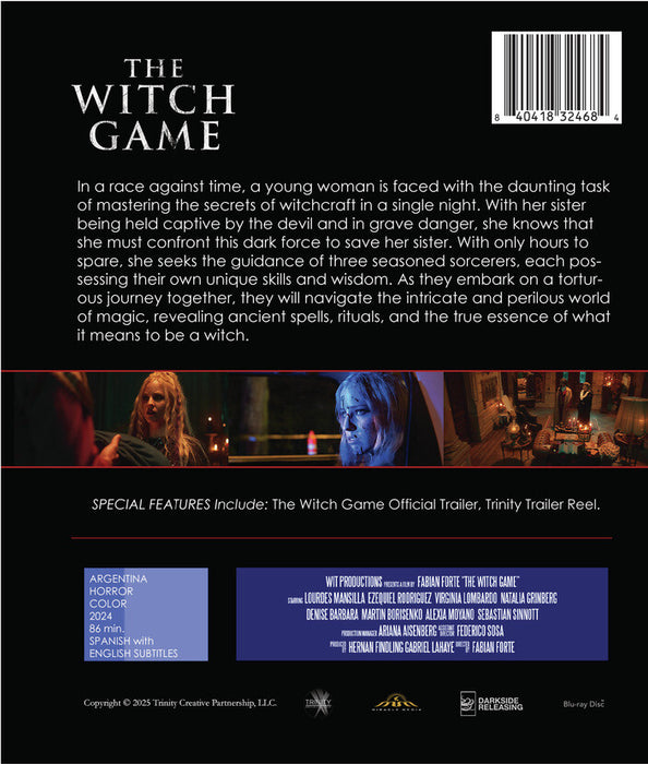 The Witch Game (MOD) (BluRay Movie) - back cover art