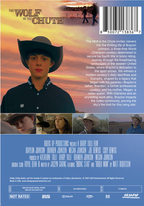 The Wolf in the Chute (MOD) (DVD Movie) - back cover art