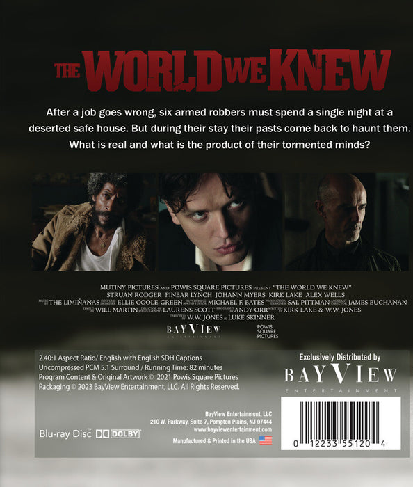 The World We Knew (MOD) (BluRay Movie) - back cover art