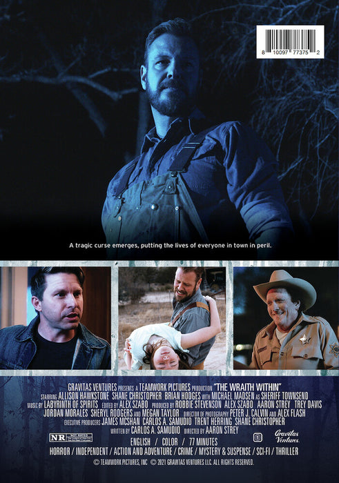 The Wraith Within (MOD) (DVD Movie) - back cover art