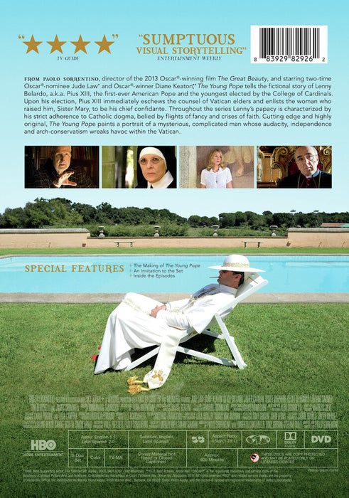 The Young Pope (MOD) (DVD Movie) - back cover art