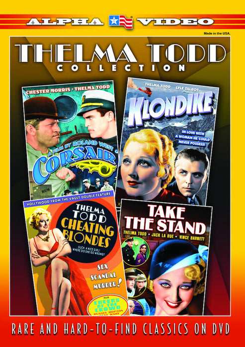 Thelma Todd Collection (4-DVD) (MOD) (DVD MOVIE)