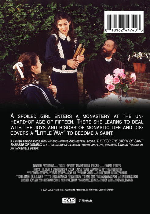 Therese: The Story of Saint Threse of Lisieux (MOD) (DVD Movie) - back cover art