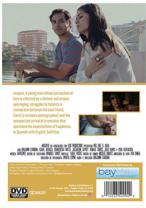 Thicker Than Water (MOD) (DVD Movie) - back cover art