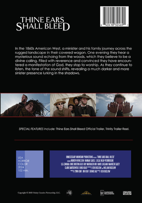Thine Ears Shall Bleed (MOD) (DVD Movie) - back cover art
