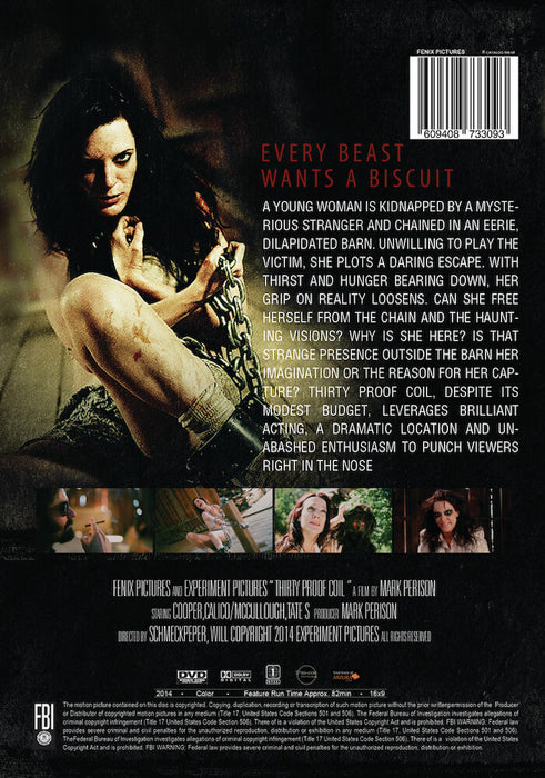 Thirty Proof Coil (MOD) (DVD Movie) - back cover art