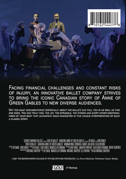 This is Ballet: Dancing Anne of Green Gables (MOD) (DVD Movie) - back cover art