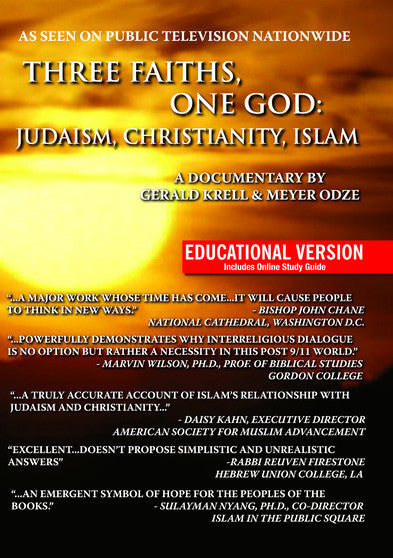 Three Faiths, One God: Judaism, Christianity, Islam - Educational Version (MOD) (DVD Movie) - movie cover art