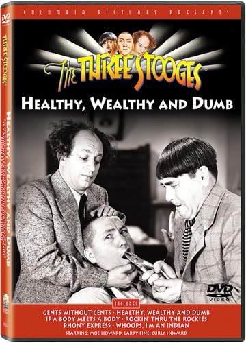 Three Stooges - Healthy Wealthy & Dumb DVD movie front cover