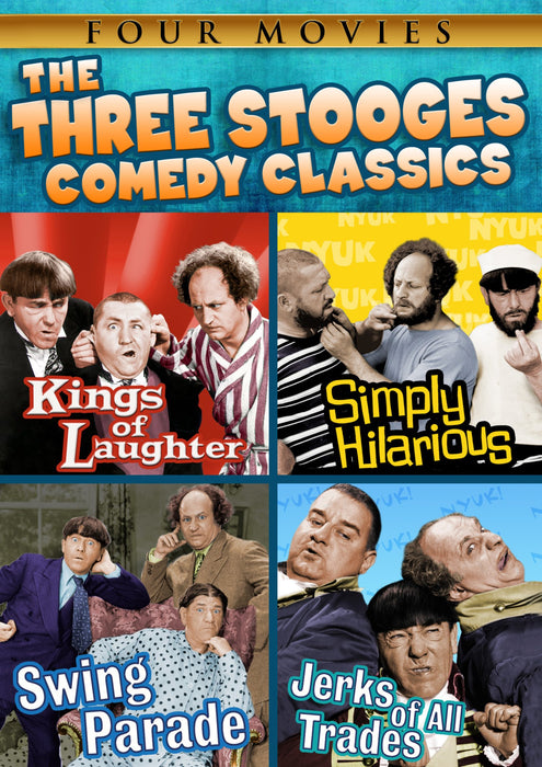 Three Stooges Comedy Classics DVD movie front cover