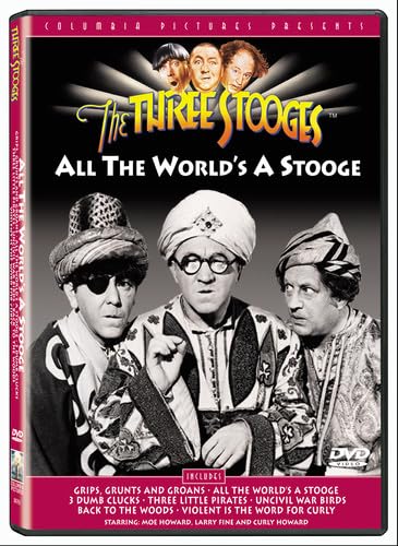 The Three Stooges - All the World's a Stooge DVD movie front cover