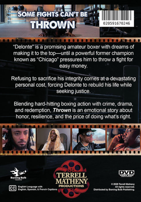 Thrown (MOD) (DVD Movie) - back cover art