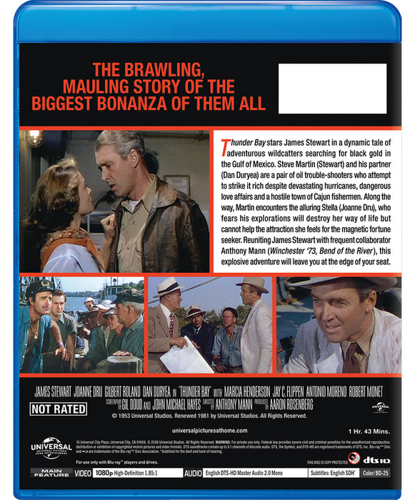 Thunder Bay (MOD) (BluRay Movie) - back cover art
